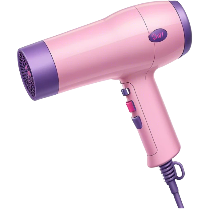 Hair dryer Dyson pink pastel emoji