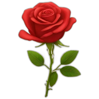 red rose emoji