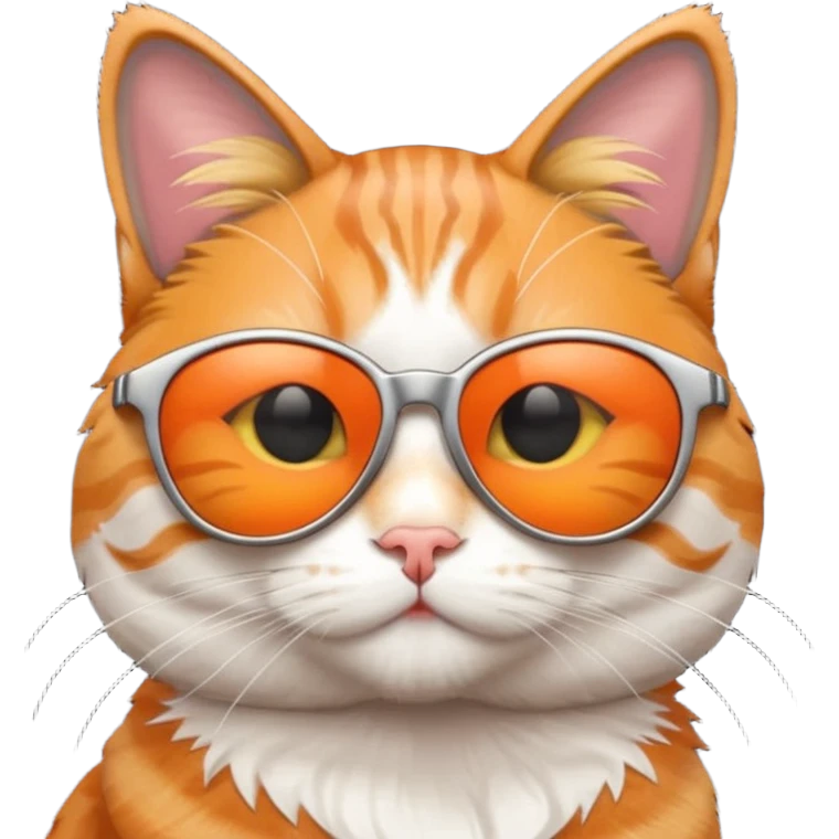 Cat wearing sunglasses emoji