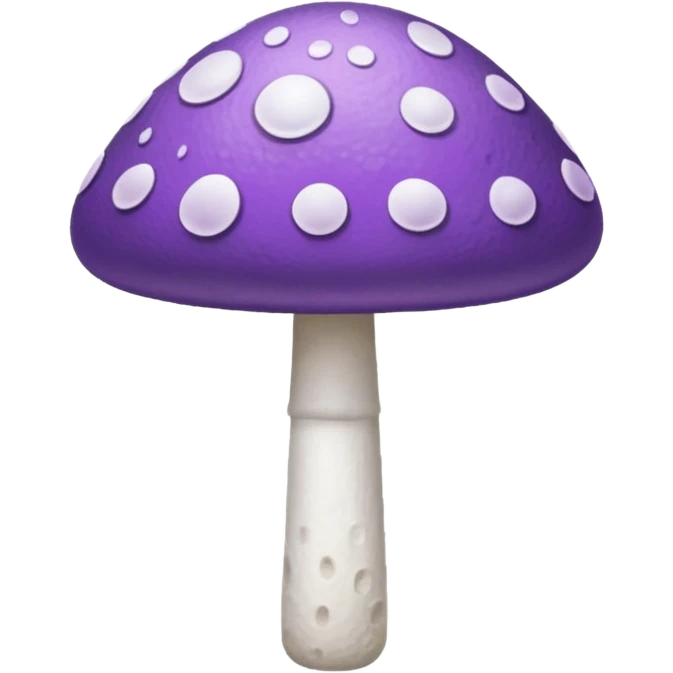 cogumelo roxo e branco emoji
