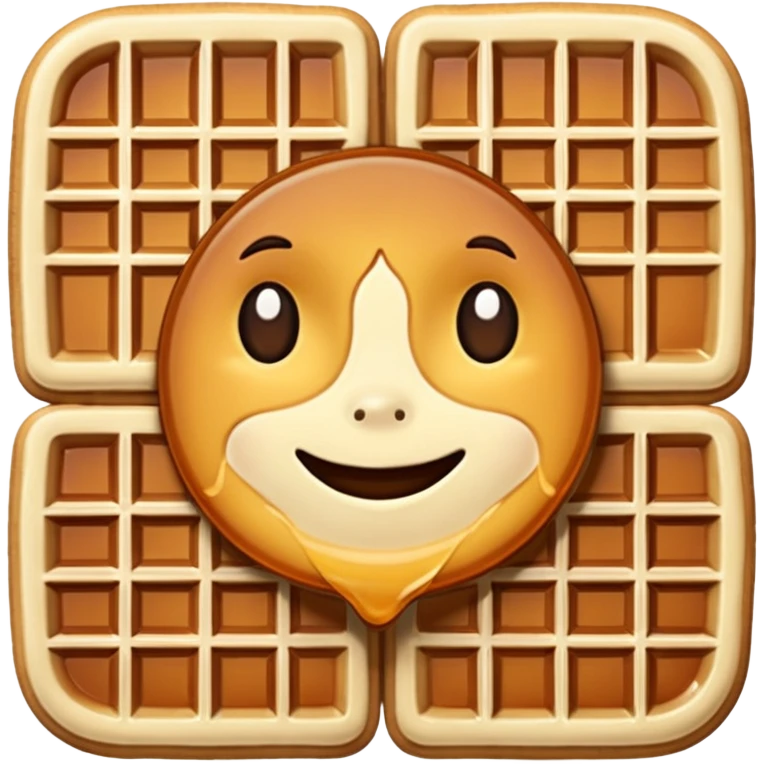 waffles with maple syrup emoji