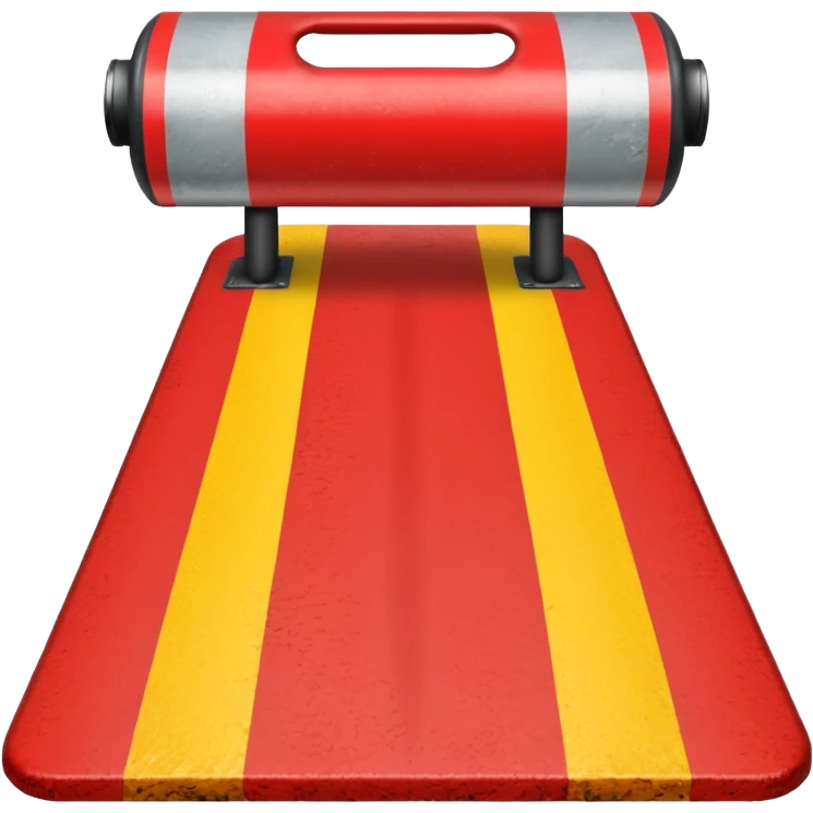 quebra mola vermelho na rua emoji