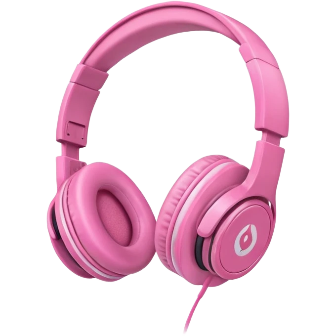 Audífonos rosas emoji