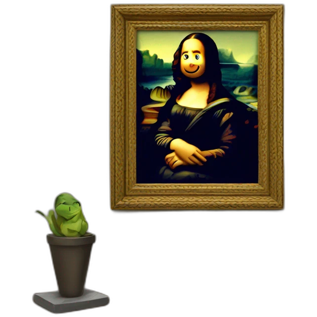Mona lisa emoji