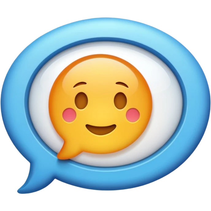 sms message bubble emoji