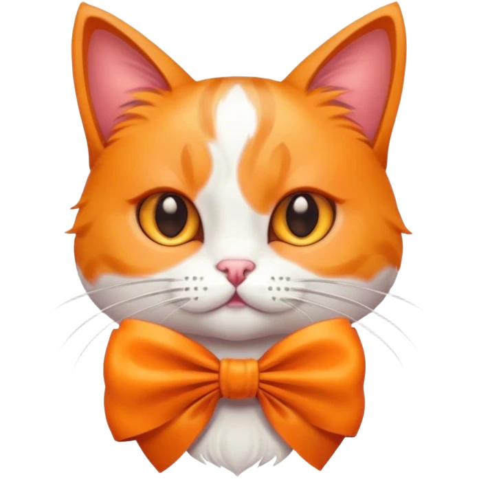 Cat with a bow  emoji