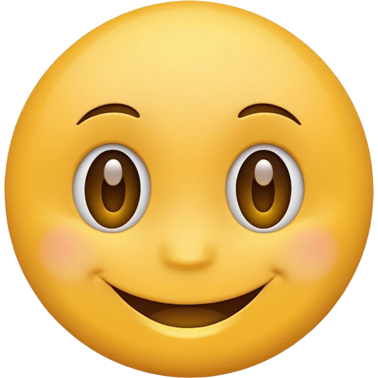 Happy face emoji