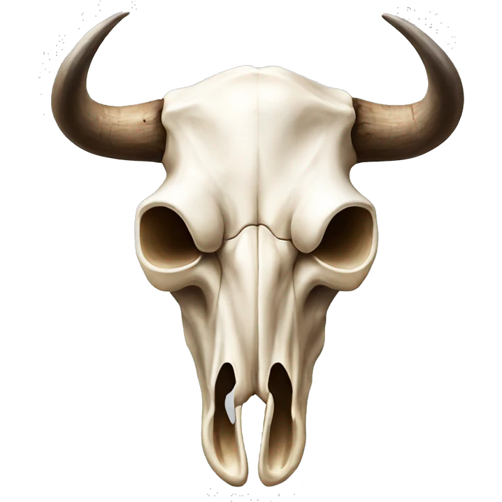 longhorn bull skull emoji