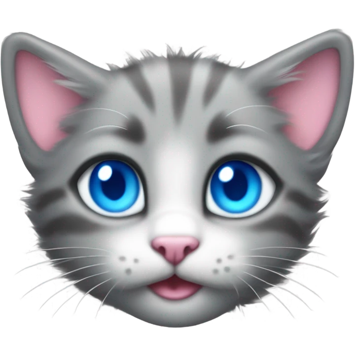 Grey kitten  emoji