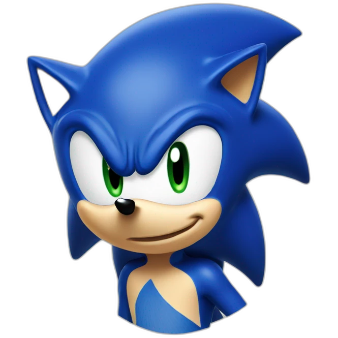 Sonic the hedgehog emoji