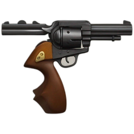 Arthur morgan énervé avec un revolver remington 1851 emoji