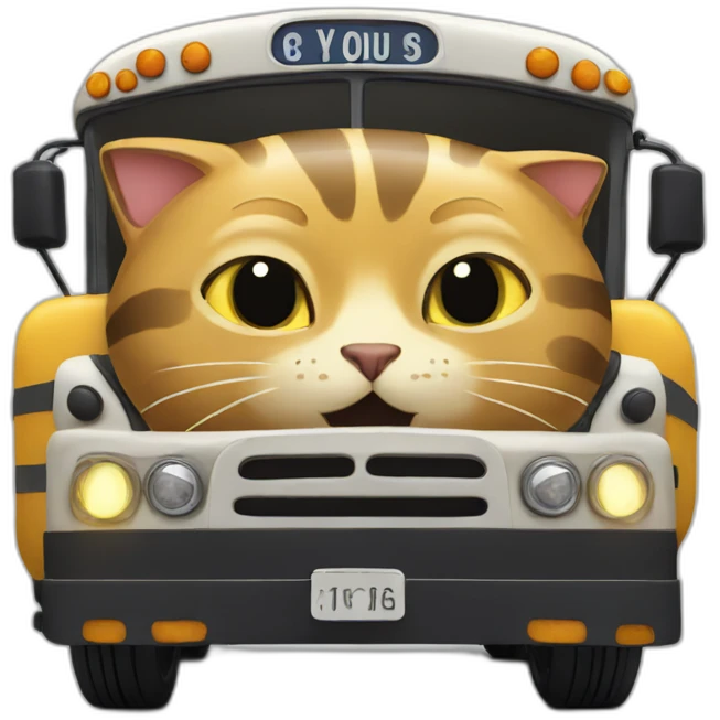 Cat bus emoji