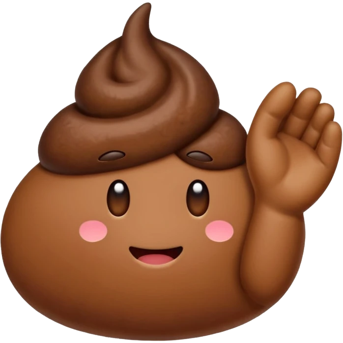 hand pinching small poop emoji emoji