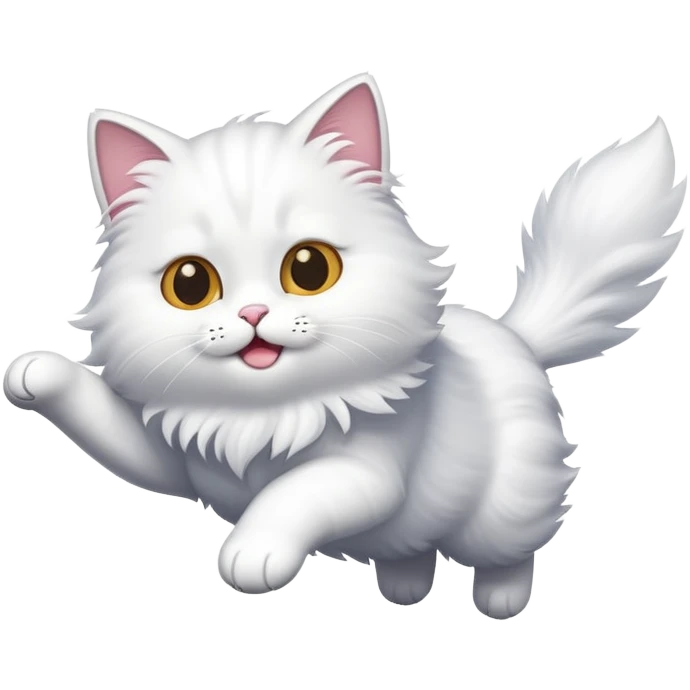 flying cat emoji