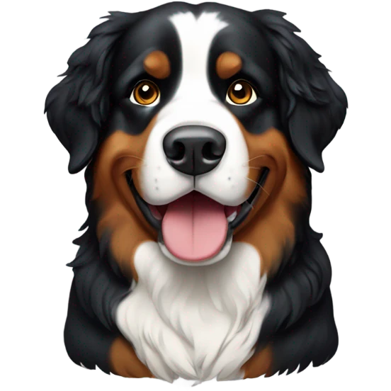 Bernese mountain dog emoji