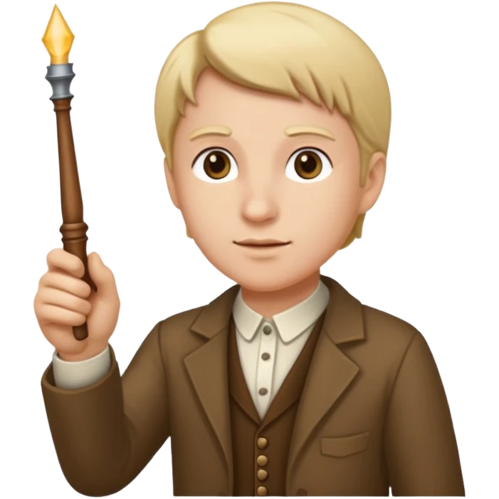 Docent with pointing wand emoji