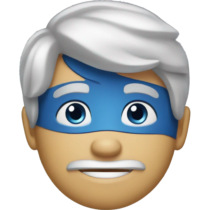blue character emoji
