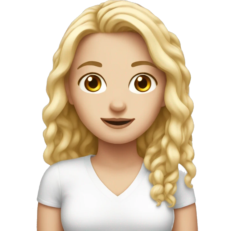 White girl emoji