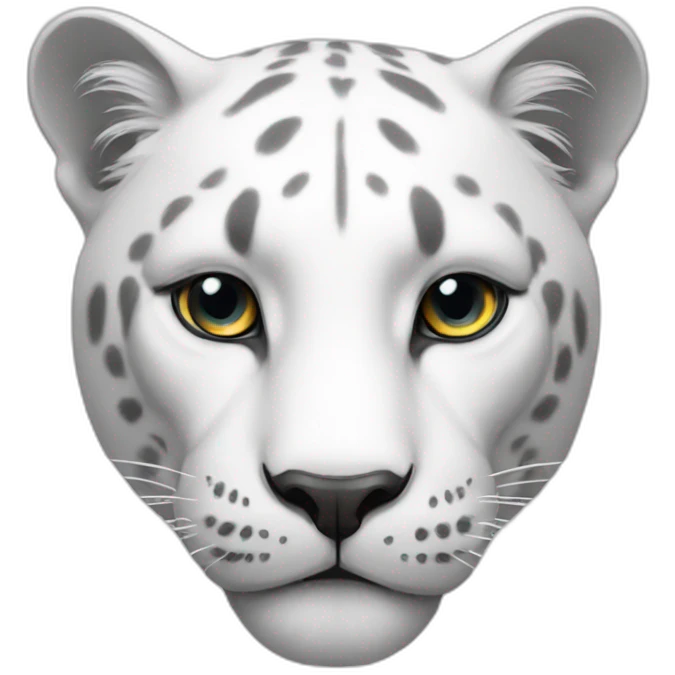 white panther emoji
