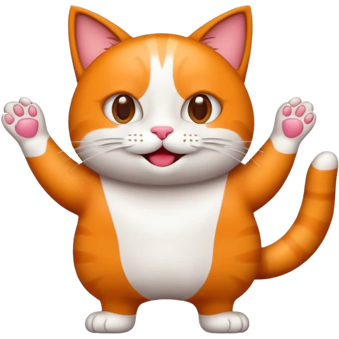cria um emoji com um gato a dançar emoji