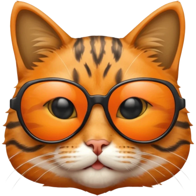 Cat wearing sunglasses emoji