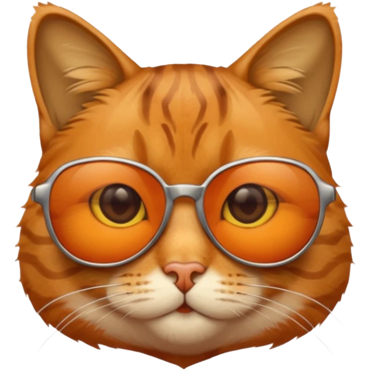 Cat wearing sunglasses emoji