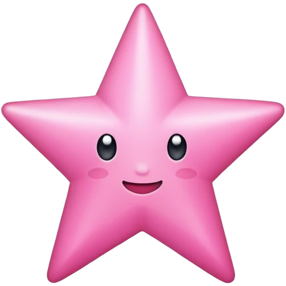 Pink star  emoji