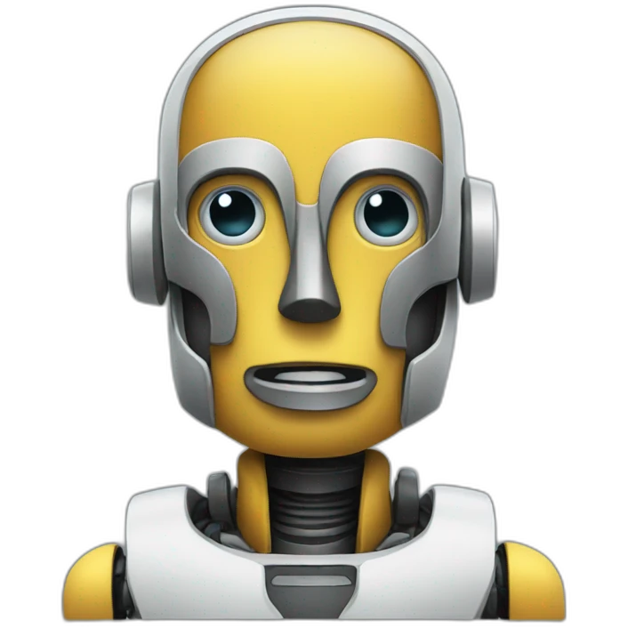 a man robot emoji