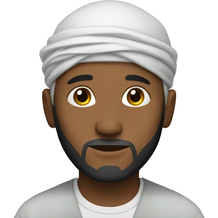 Muslim man pray emoji