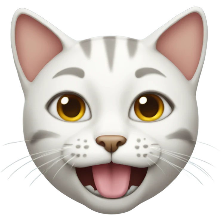 Cat mewing emoji