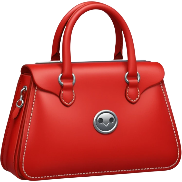 red letaher purse emoji