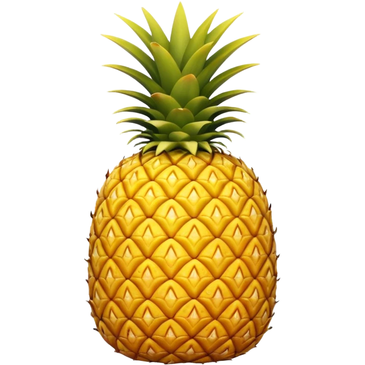 Upside down pineapple with no background.  Flip the pineapple upsided emoji