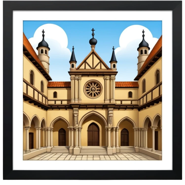 disagreements over architectural style) olden times 16th century emoji