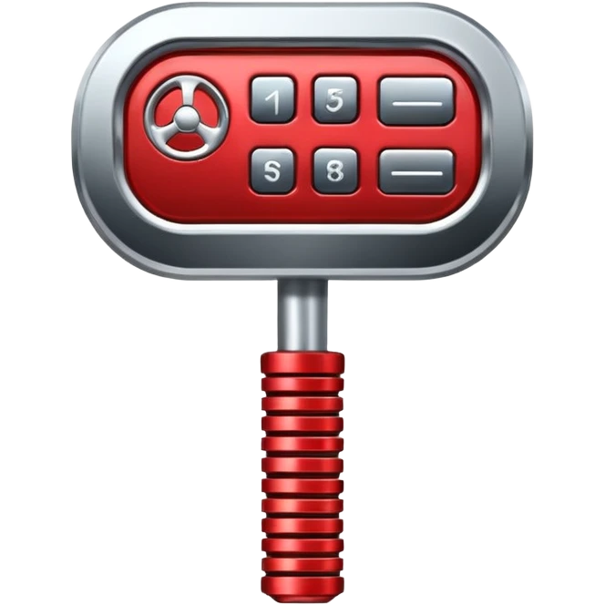 Manual stick shift logo emoji