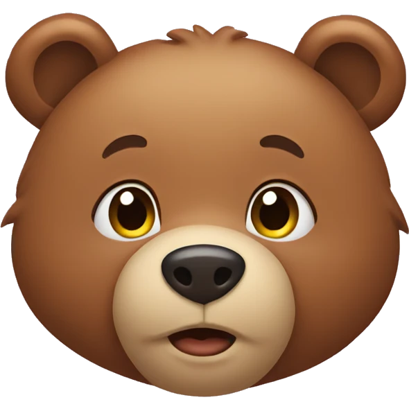 bear saying i love you emoji