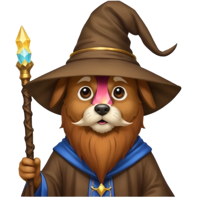 Dog wizard emoji