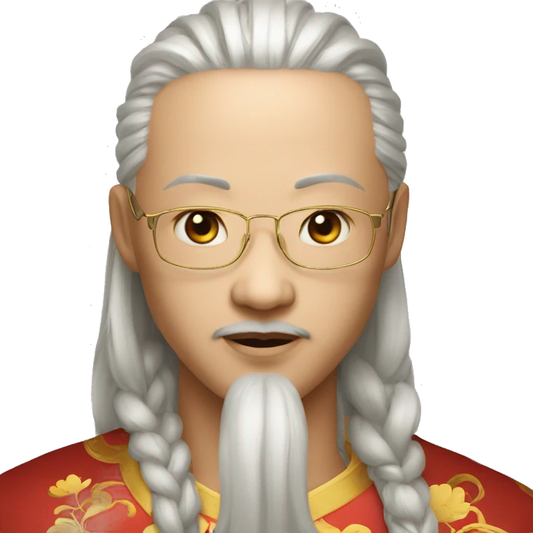 chinois fermant les yeux emoji