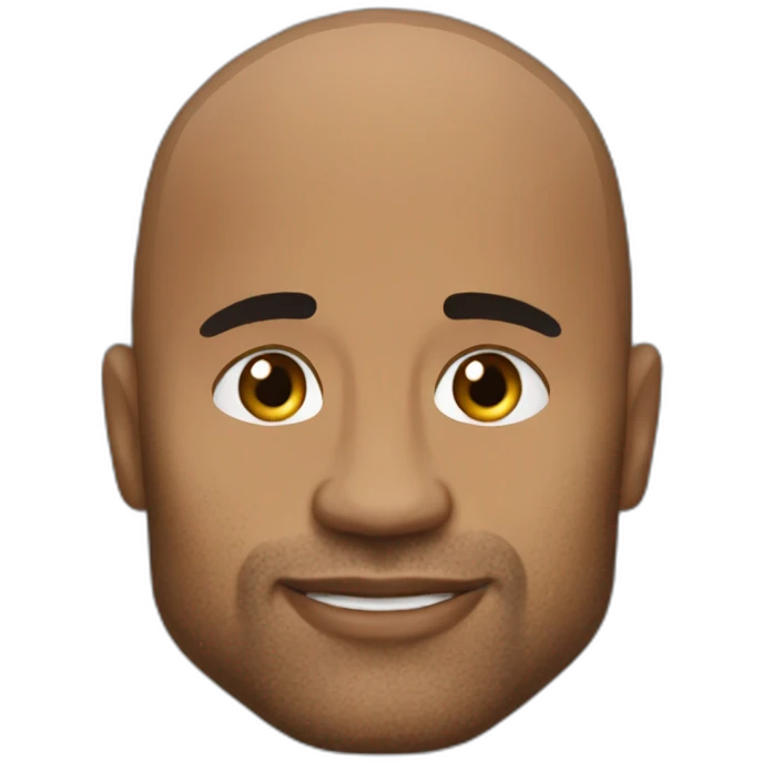 Dwayne the rock Jonson  emoji