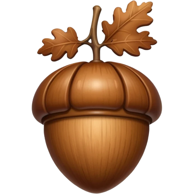 oak acorn emoji