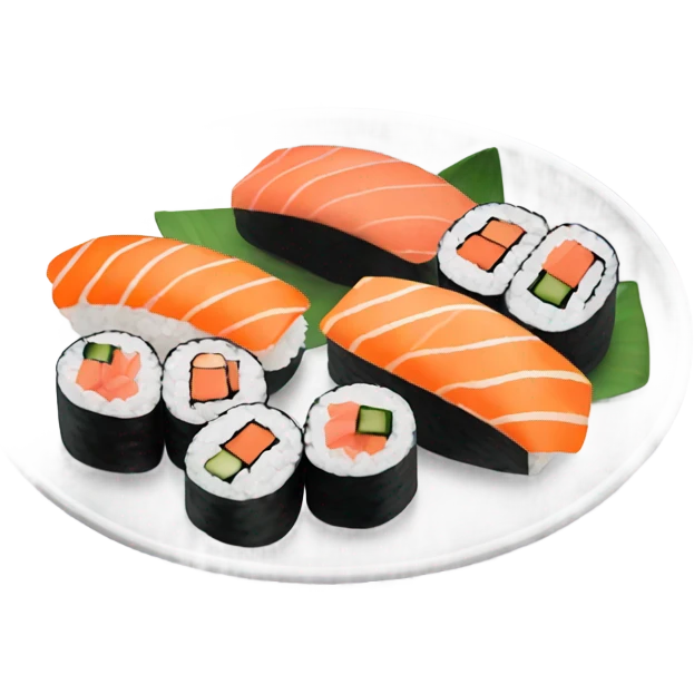 sushi plate emoji