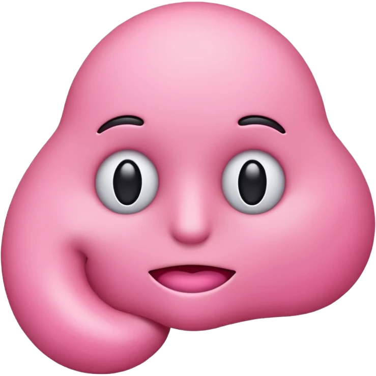Prostate emoji without eyes, just a prostate emoji