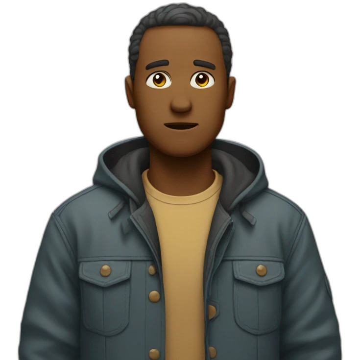 Personne qui boude en étant triste emoji