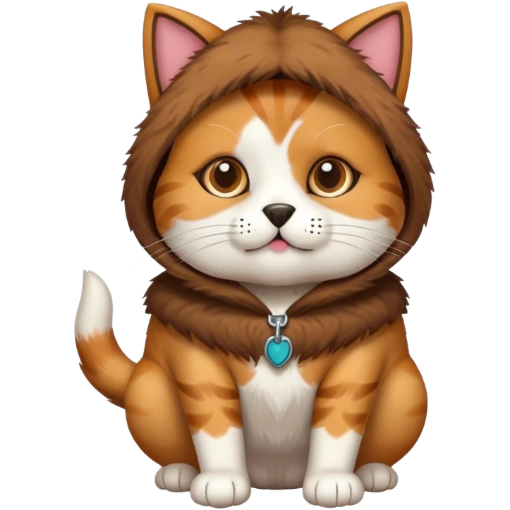 Dog in a cat costume emoji