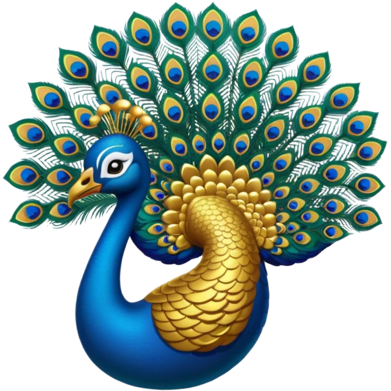 Murugan vel emoji with peacock emoji