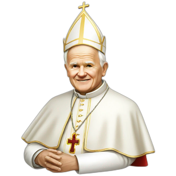 Pope John Paul II emoji