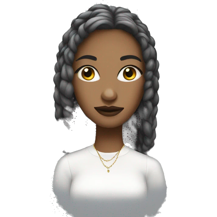 white Vogue emoji