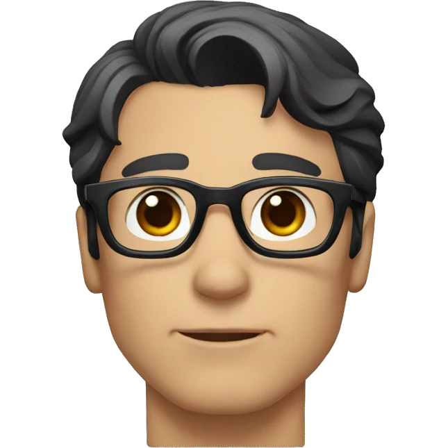 superman with glasses emoji