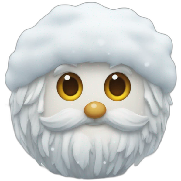 bélier sous la neige emoji