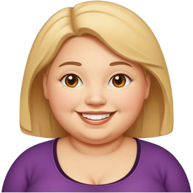 Fat short woman emoji