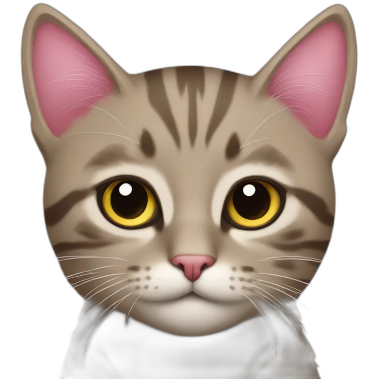 gato rosado emoji